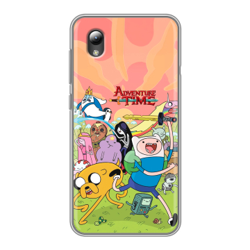 Силиконовый чехол на ZTE Blade A3 (2019) с принтом Adventure time Время приключений