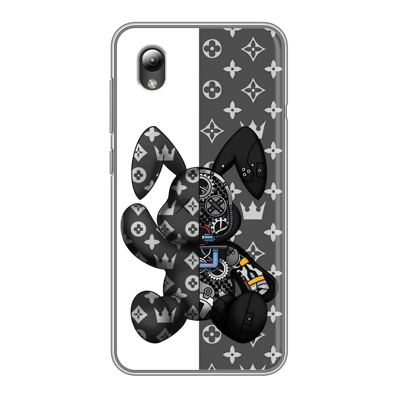 Силиконовый чехол на ZTE Blade A3 (2019) с принтом Луи робот Силиконовый чехол на ZTE Blade A3 (2019) с принтом Луи робот