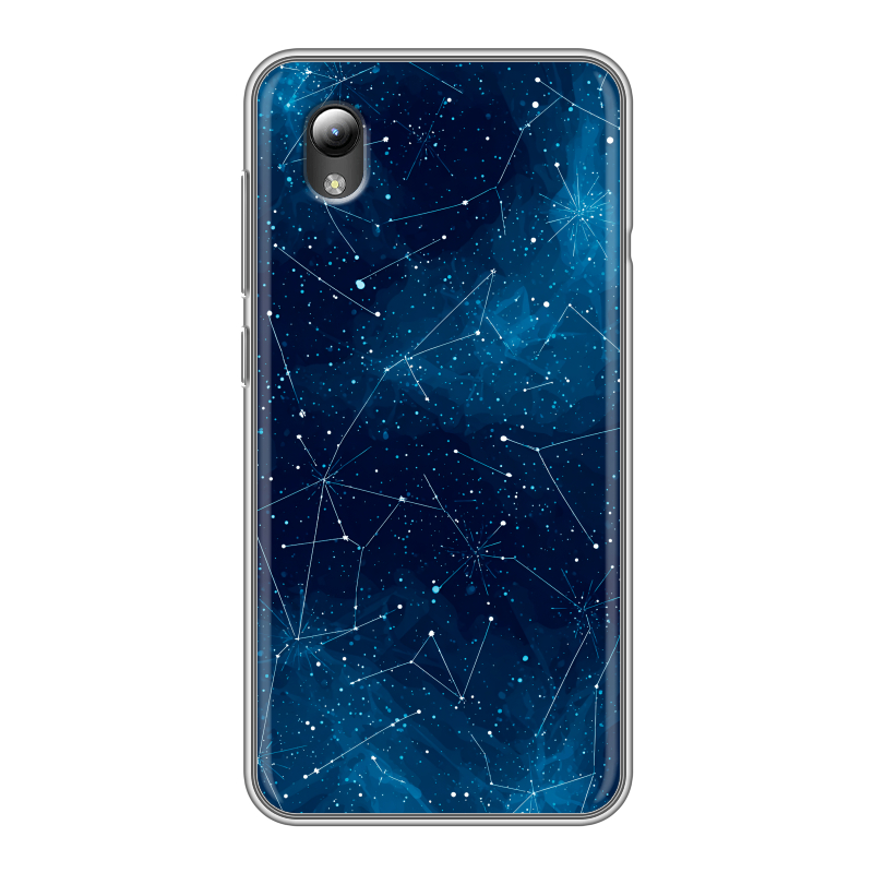 Силиконовый чехол на ZTE Blade A3 (2019) с принтом Космос звезды Силиконовый чехол на ZTE Blade A3 (2019) с принтом Космос звезды