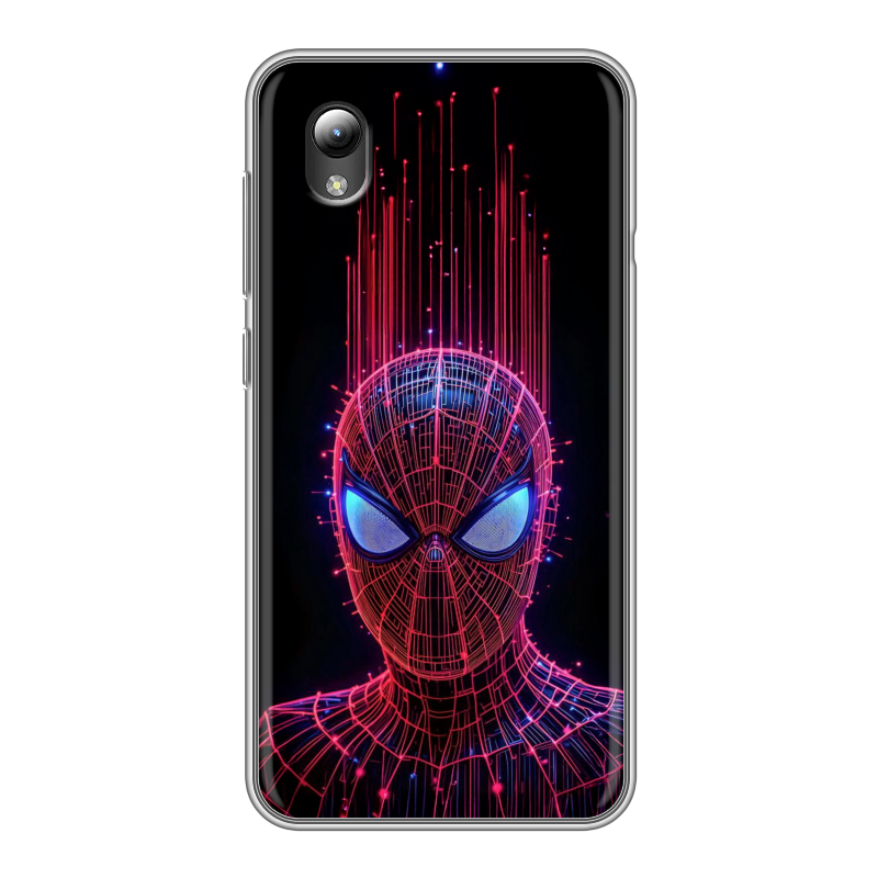 Силиконовый чехол на ZTE Blade A3 (2019) с принтом Spiderman Человек паук Силиконовый чехол на ZTE Blade A3 (2019) с принтом Spiderman Человек паук