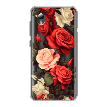 Силиконовый чехол на ZTE Blade L8 с принтом Розы