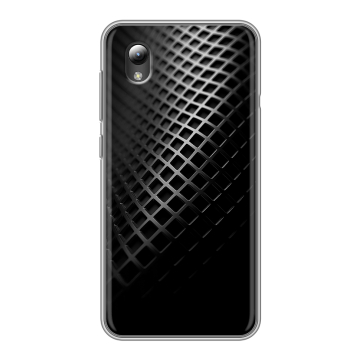 Силиконовый чехол на ZTE Blade L8 с принтом Текстура металла