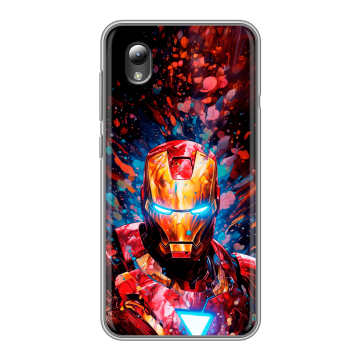 Силиконовый чехол на ZTE Blade L8 с принтом Железный человек Ironman Силиконовый чехол на ZTE Blade L8 с принтом Железный человек Ironman