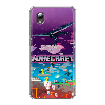 Силиконовый чехол на ZTE Blade L8 с принтом Майнкрафт Minecraft