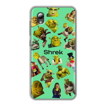 Силиконовый чехол на ZTE Blade L8 с принтом Шрек Shrek