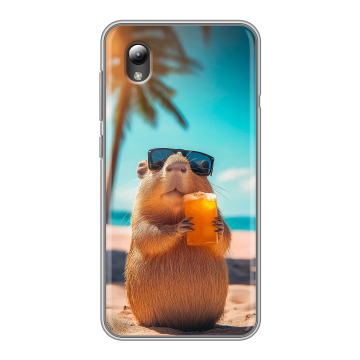 Силиконовый чехол на ZTE Blade L8 с принтом Капибара
