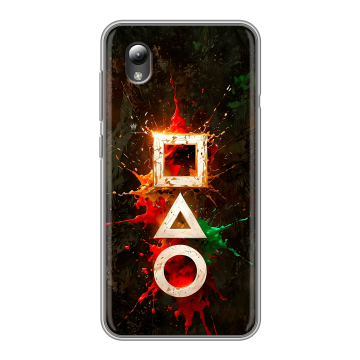 Силиконовый чехол на ZTE Blade L8 с принтом Squid Game Игра кальмара