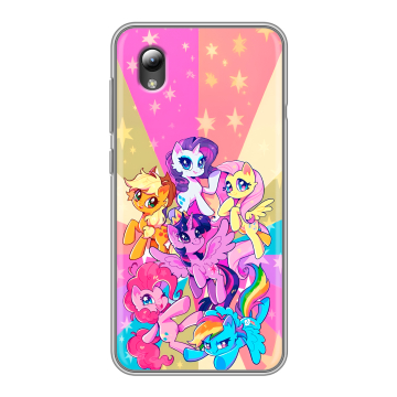 Силиконовый чехол на ZTE Blade L8 с принтом My little pony Дружба чудо