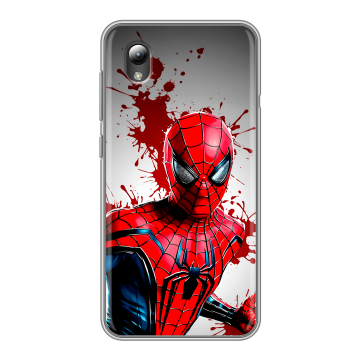 Силиконовый чехол на ZTE Blade L8 с принтом Spiderman Человек паук