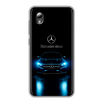Силиконовый чехол на ZTE Blade L8 с принтом Mercedes Мерседес