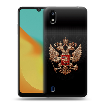 Силиконовый чехол на ZTE Blade A7 (2019) с принтом Герб России Силиконовый чехол на ZTE Blade A7 (2019) с принтом Герб России