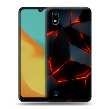 Силиконовый чехол на ZTE Blade A7 (2019) с принтом Яркие абстракции Силиконовый чехол на ZTE Blade A7 (2019) с принтом Яркие абстракции