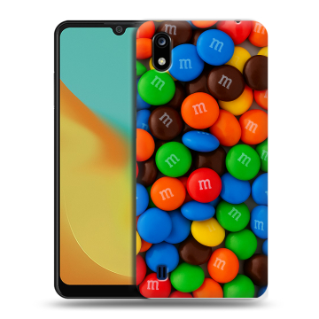 Силиконовый чехол на ZTE Blade A7 (2019) с принтом Конфеты Силиконовый чехол на ZTE Blade A7 (2019) с принтом Конфеты
