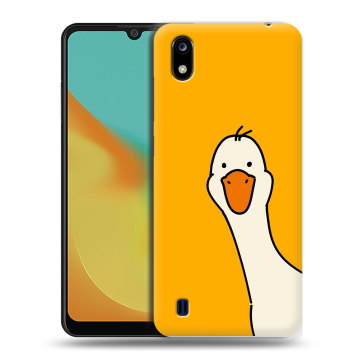 Силиконовый чехол на ZTE Blade A7 (2019) с принтом Утка Силиконовый чехол на ZTE Blade A7 (2019) с принтом Утка