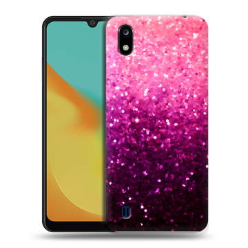 Силиконовый чехол на ZTE Blade A7 (2019) с принтом Блестки