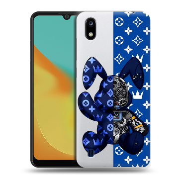 Силиконовый чехол на ZTE Blade A7 (2019) с принтом Луи робот