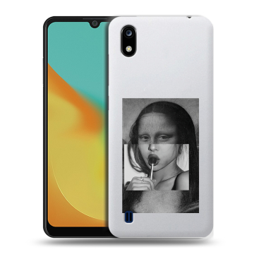 Силиконовый чехол на ZTE Blade A7 (2019) с принтом Мона Лиза