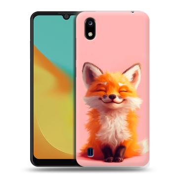 Силиконовый чехол на ZTE Blade A7 (2019) с принтом милая лиса