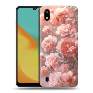Силиконовый чехол на ZTE Blade A7 (2019) с принтом Розовые розы