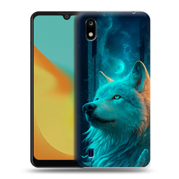 Силиконовый чехол на ZTE Blade A7 (2019) с принтом бабочки саккура Силиконовый чехол на ZTE Blade A7 (2019) с принтом бабочки саккура