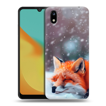 Силиконовый чехол на ZTE Blade A7 (2019) с принтом лиса