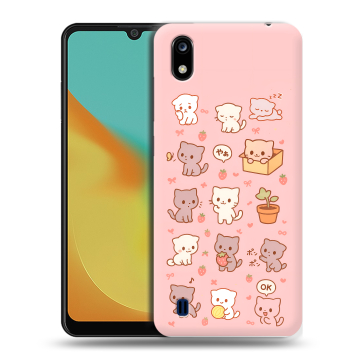 Силиконовый чехол на ZTE Blade A7 (2019) с принтом Hello Kitty Хелоу Кити Силиконовый чехол на ZTE Blade A7 (2019) с принтом Hello Kitty Хелоу Кити