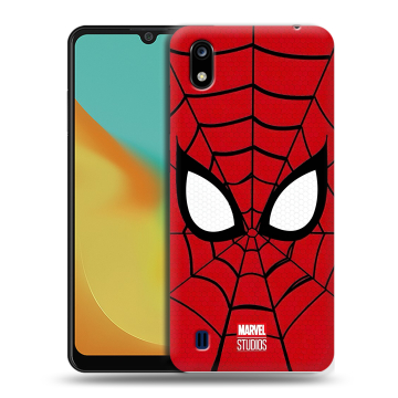 Силиконовый чехол на ZTE Blade A7 (2019) с принтом человек паук spiderman