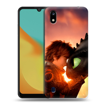 Силиконовый чехол на ZTE Blade A7 (2019) с принтом Как приручить дракона Силиконовый чехол на ZTE Blade A7 (2019) с принтом Как приручить дракона
