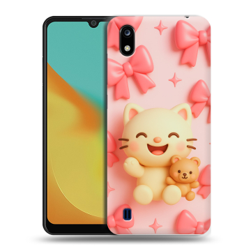 Силиконовый чехол на ZTE Blade A7 (2019) с принтом для девочек