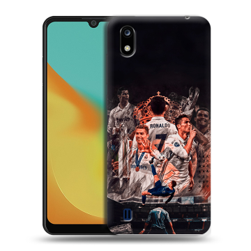 Силиконовый чехол на ZTE Blade A7 (2019) с принтом Реал Роналдо Real Ronaldo Силиконовый чехол на ZTE Blade A7 (2019) с принтом Реал Роналдо Real Ronaldo