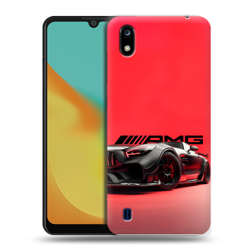 Силиконовый чехол на ZTE Blade A7 (2019) с принтом Мерседес Mercedes AMG Силиконовый чехол на ZTE Blade A7 (2019) с принтом Мерседес Mercedes AMG