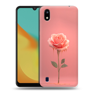 Силиконовый чехол на ZTE Blade A7 (2019) с принтом Розовая роза Силиконовый чехол на ZTE Blade A7 (2019) с принтом Розовая роза