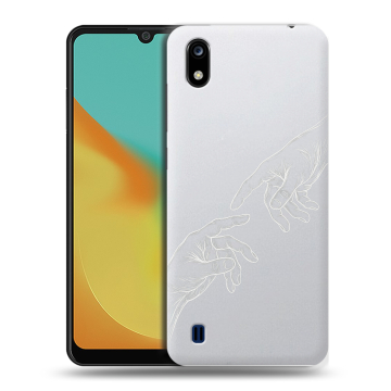 Силиконовый чехол на ZTE Blade A7 (2019) с принтом Сотворение мира Силиконовый чехол на ZTE Blade A7 (2019) с принтом Сотворение мира