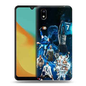 Силиконовый чехол на ZTE Blade A7 (2019) с принтом Реал Роналдо
