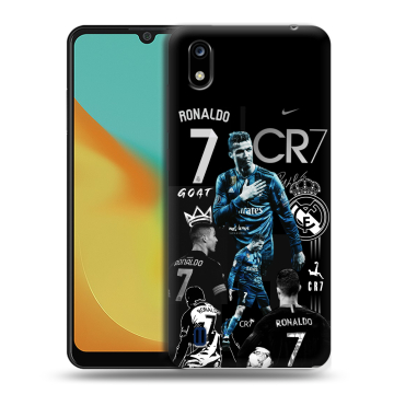 Силиконовый чехол на ZTE Blade A7 (2019) с принтом Реал Роналдо Силиконовый чехол на ZTE Blade A7 (2019) с принтом Реал Роналдо