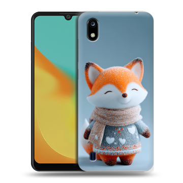Силиконовый чехол на ZTE Blade A7 (2019) с принтом Лиса Силиконовый чехол на ZTE Blade A7 (2019) с принтом Лиса