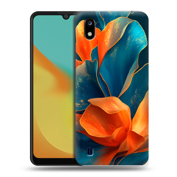 Силиконовый чехол на ZTE Blade A7 (2019) с принтом Цветы Силиконовый чехол на ZTE Blade A7 (2019) с принтом Цветы