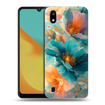 Силиконовый чехол на ZTE Blade A7 (2019) с принтом Цветы Силиконовый чехол на ZTE Blade A7 (2019) с принтом Цветы
