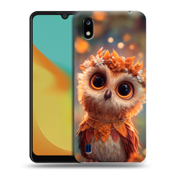 Силиконовый чехол на ZTE Blade A7 (2019) с принтом Милая сова Силиконовый чехол на ZTE Blade A7 (2019) с принтом Милая сова