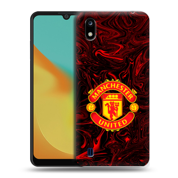 Силиконовый чехол на ZTE Blade A7 (2019) с принтом Manchester United Силиконовый чехол на ZTE Blade A7 (2019) с принтом Manchester United