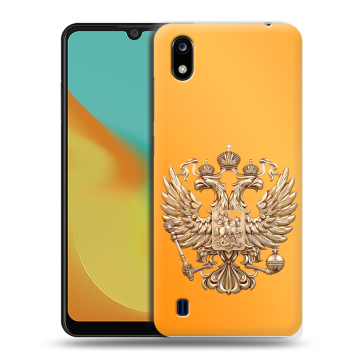 Силиконовый чехол на ZTE Blade A7 (2019) с принтом Герб Флаг России Силиконовый чехол на ZTE Blade A7 (2019) с принтом Герб Флаг России