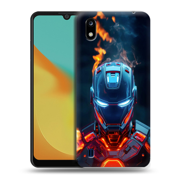 Силиконовый чехол на ZTE Blade A7 (2019) с принтом IronMan Железный человек Силиконовый чехол на ZTE Blade A7 (2019) с принтом IronMan Железный человек
