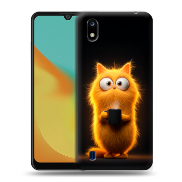 Силиконовый чехол на ZTE Blade A7 (2019) с принтом Смешной кот Силиконовый чехол на ZTE Blade A7 (2019) с принтом Смешной кот