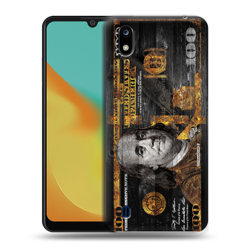 Силиконовый чехол на ZTE Blade A7 (2019) с принтом Доллар деньги Силиконовый чехол на ZTE Blade A7 (2019) с принтом Доллар деньги