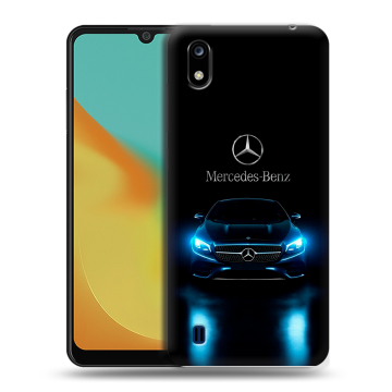 Силиконовый чехол на ZTE Blade A7 (2019) с принтом Mercedes Мерседес Силиконовый чехол на ZTE Blade A7 (2019) с принтом Mercedes Мерседес