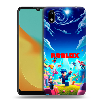 Силиконовый чехол на ZTE Blade A7 (2019) с принтом Roblox Роблокс Силиконовый чехол на ZTE Blade A7 (2019) с принтом Roblox Роблокс