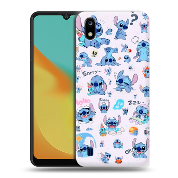 Силиконовый чехол на ZTE Blade A7 (2019) с принтом Лило и Стич Силиконовый чехол на ZTE Blade A7 (2019) с принтом Лило и Стич
