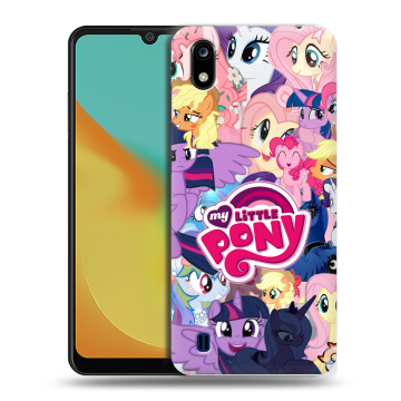 Силиконовый чехол на ZTE Blade A7 (2019) с принтом My little pony Дружба чудо Силиконовый чехол на ZTE Blade A7 (2019) с принтом My little pony Дружба чудо