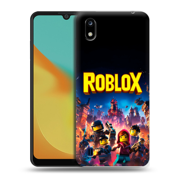 Силиконовый чехол на ZTE Blade A7 (2019) с принтом Roblox Роблокс Силиконовый чехол на ZTE Blade A7 (2019) с принтом Roblox Роблокс