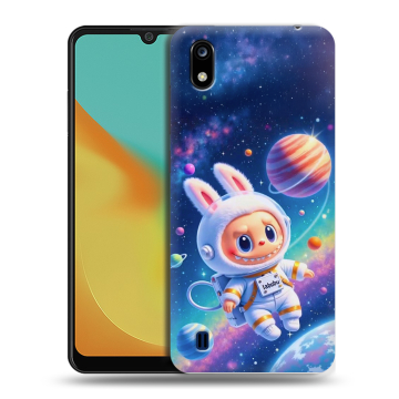 Силиконовый чехол на ZTE Blade A7 (2019) с принтом Labubu Лабубу